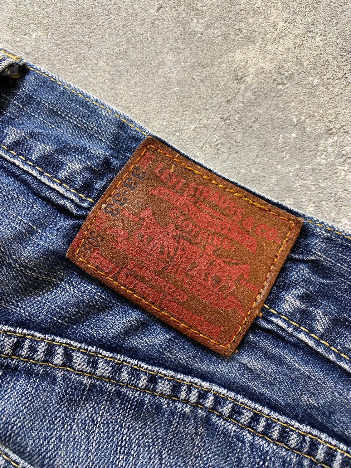 [32] 00s Levi's 503 리바이스 레귤러 핏 데님팬츠 상품이미지8