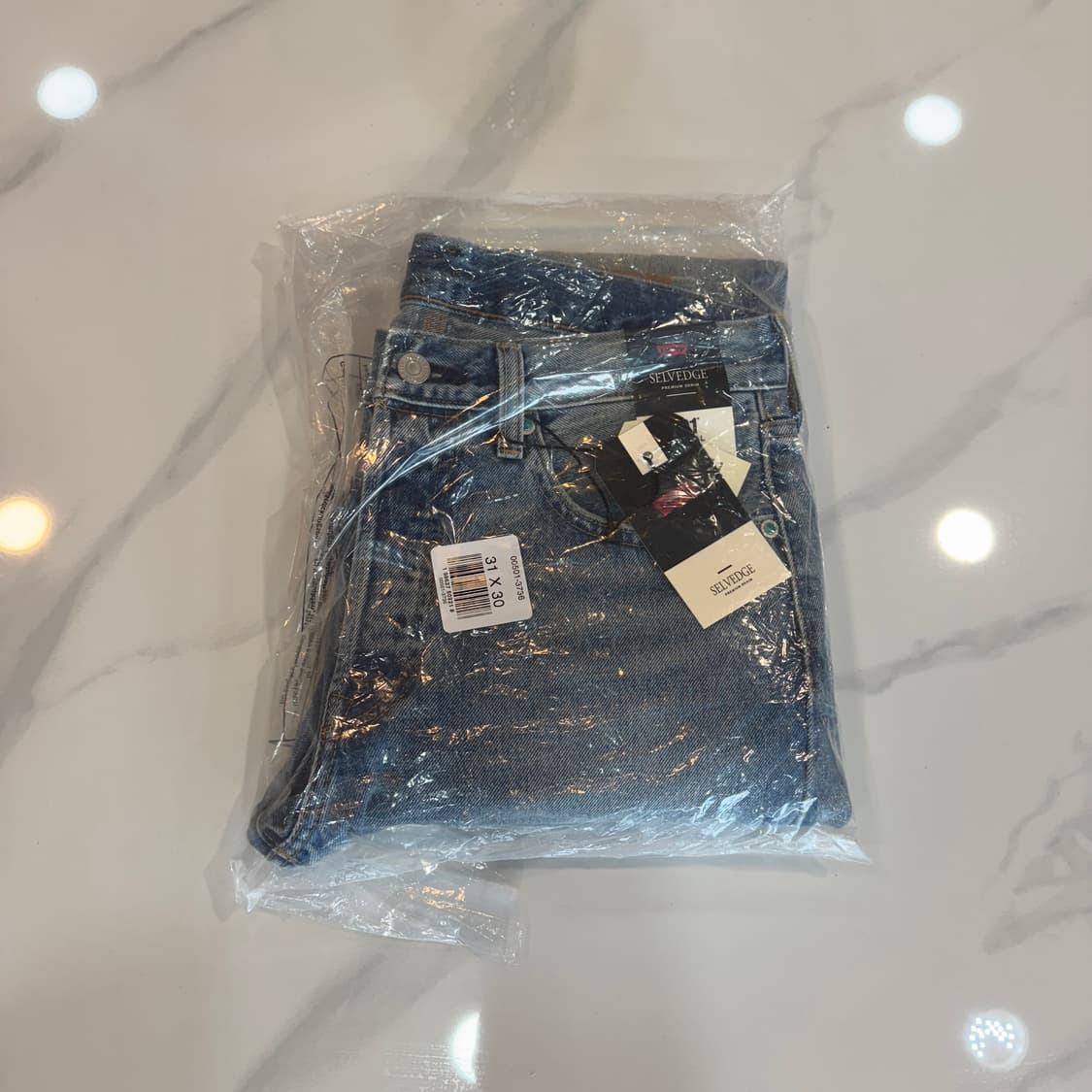 새상품) 31/30 리바이스 터콰이즈 리벳 상품이미지1