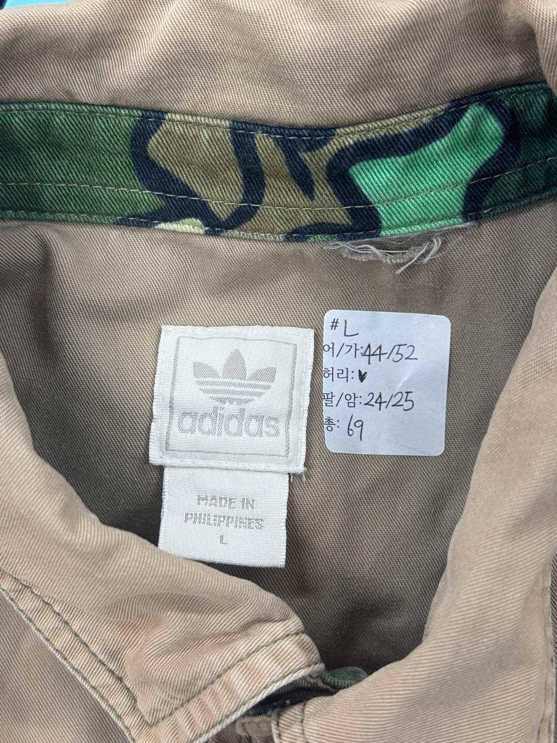 🏝️재팬 오리지널 아디다스 사파리 셔츠🏝️ 아메카지  카모 밀리터리  상품이미지2