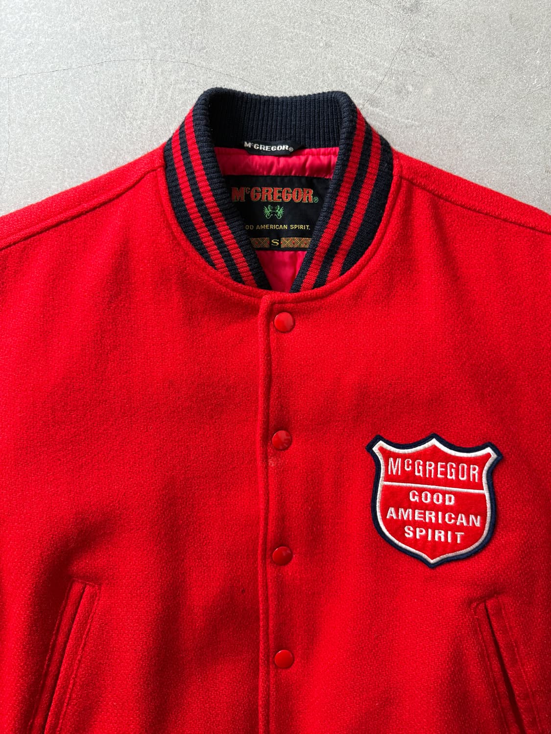 McGregor Wool Varsity Bomber Jacket 상품이미지4