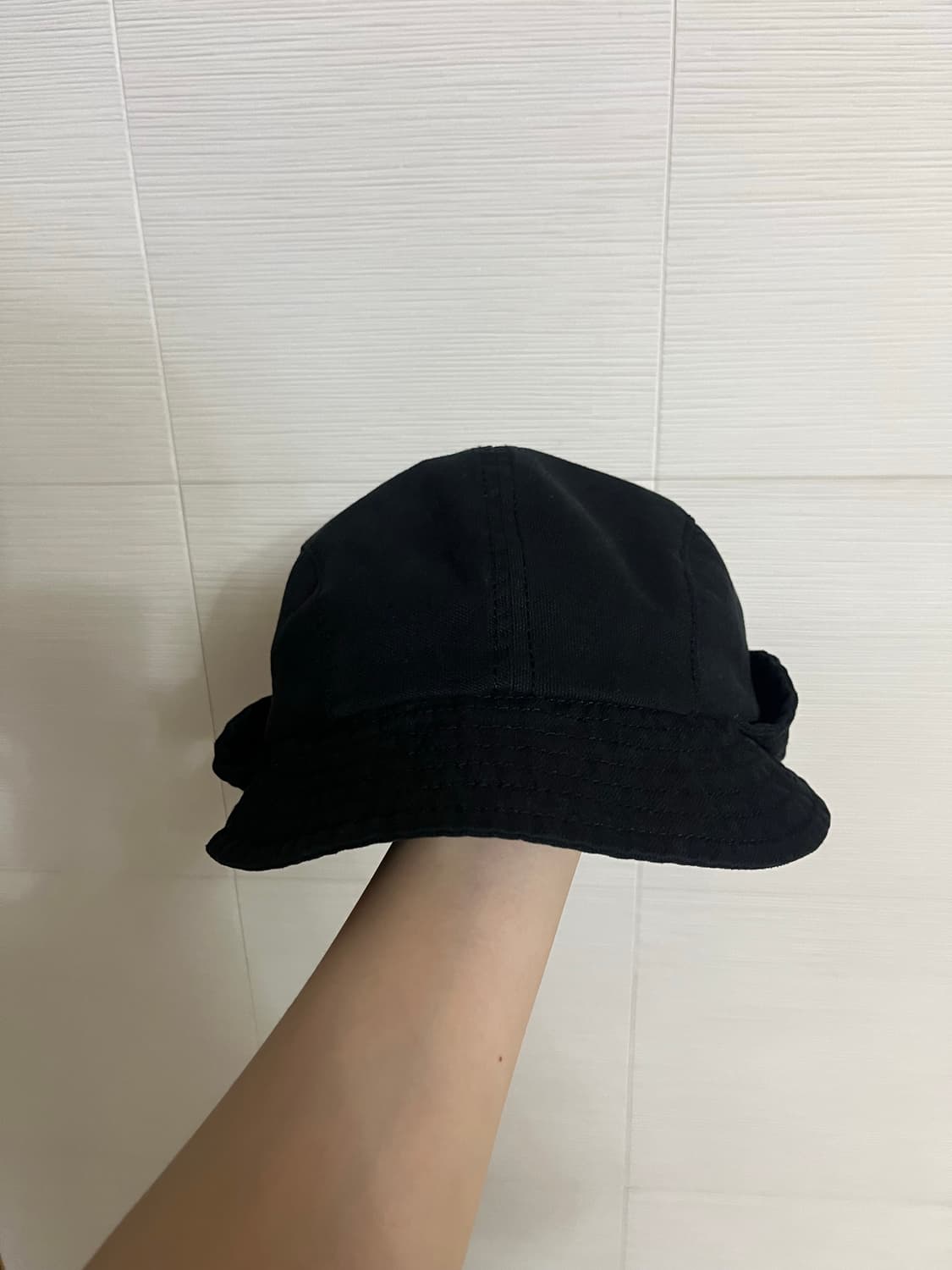 오픈와이와이 버킷햇 BUCKET BERET, BLACK 상품이미지6