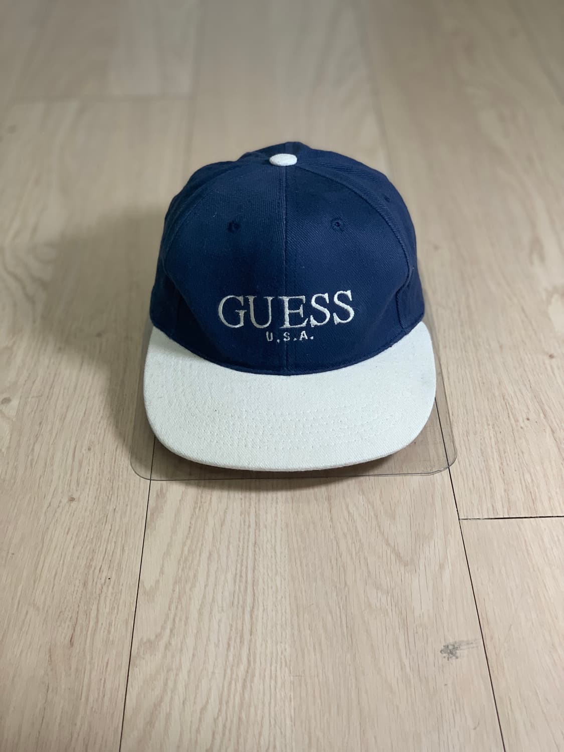 빈티지 GUESS USA 자수 볼캡 모자 상품이미지1