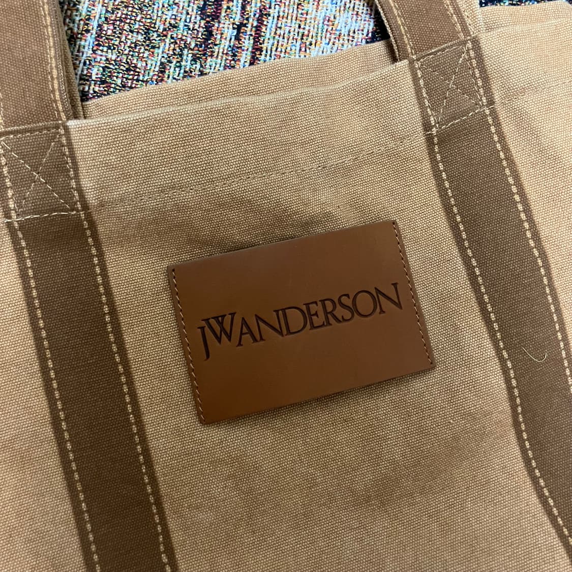 [OS] 25SS JW 엔더슨 캔버스 토트백 베이지 상품이미지4