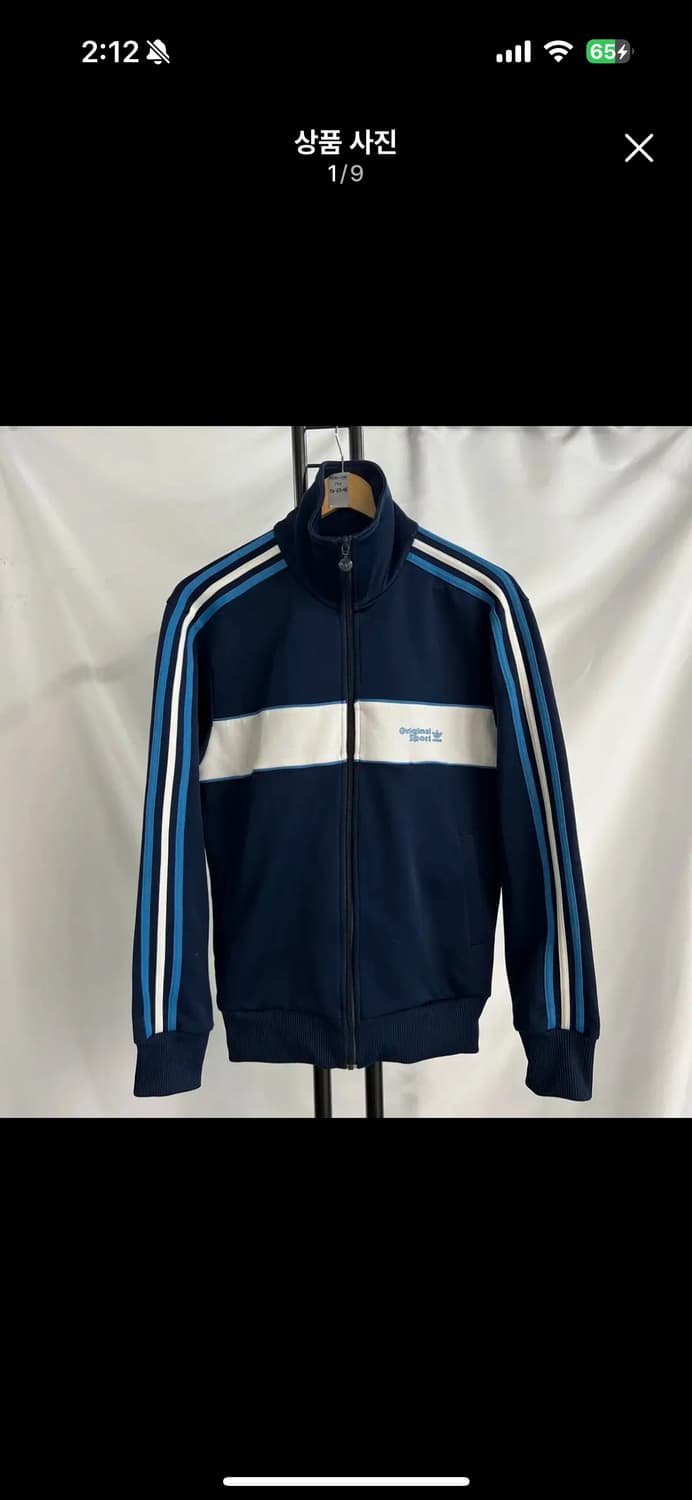 [정품/100] 아디다스 오리지날 삼선 네이비 트랙탑/져지 (유로파) 상품이미지1