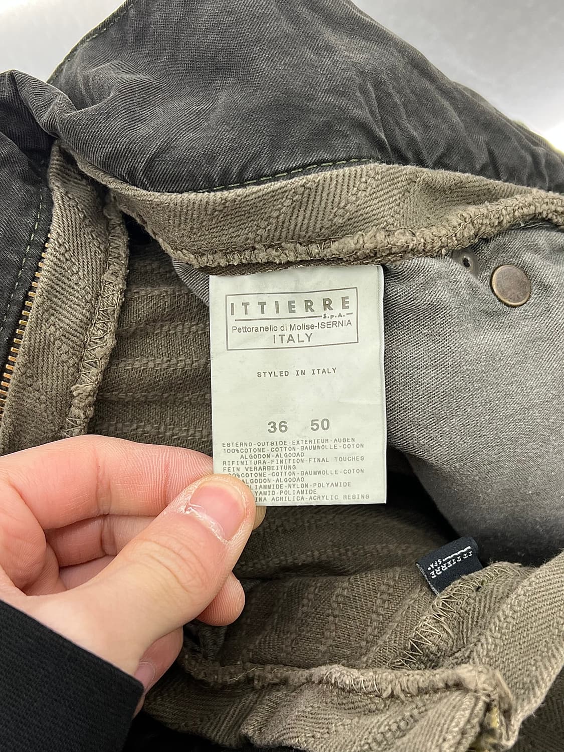 돌체 앤 가바나 02fw 웨이스트 밀리터리 카고 마이저 코튼 팬츠 상품이미지9