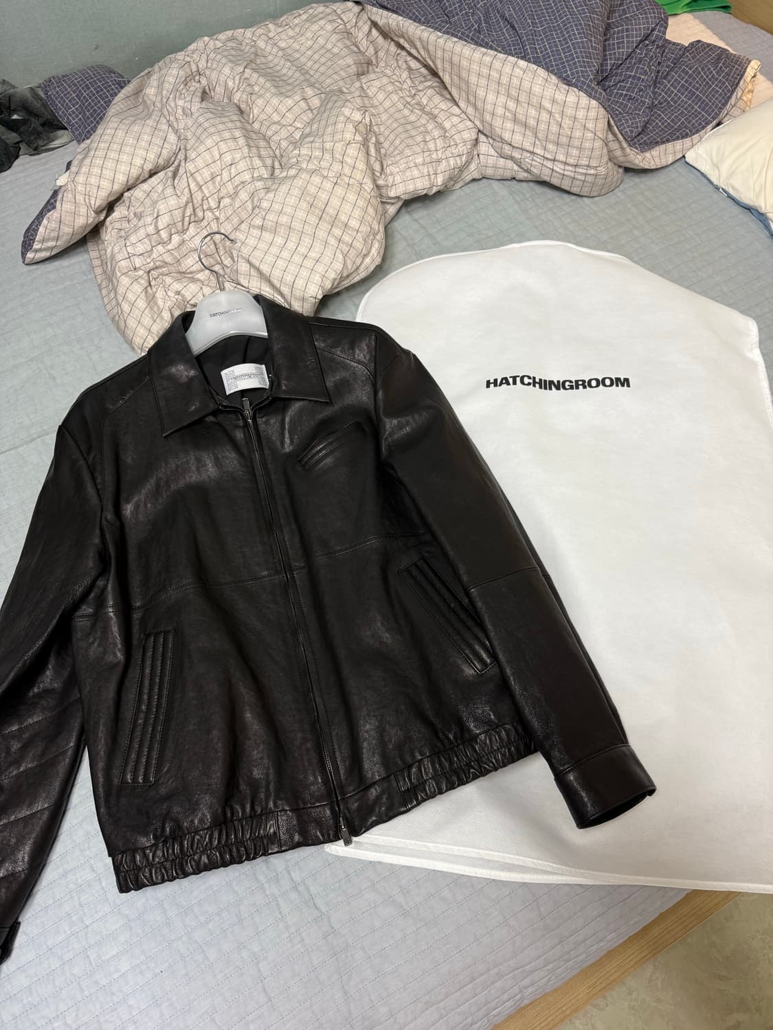 해칭룸레더자켓4사이즈 상품이미지2