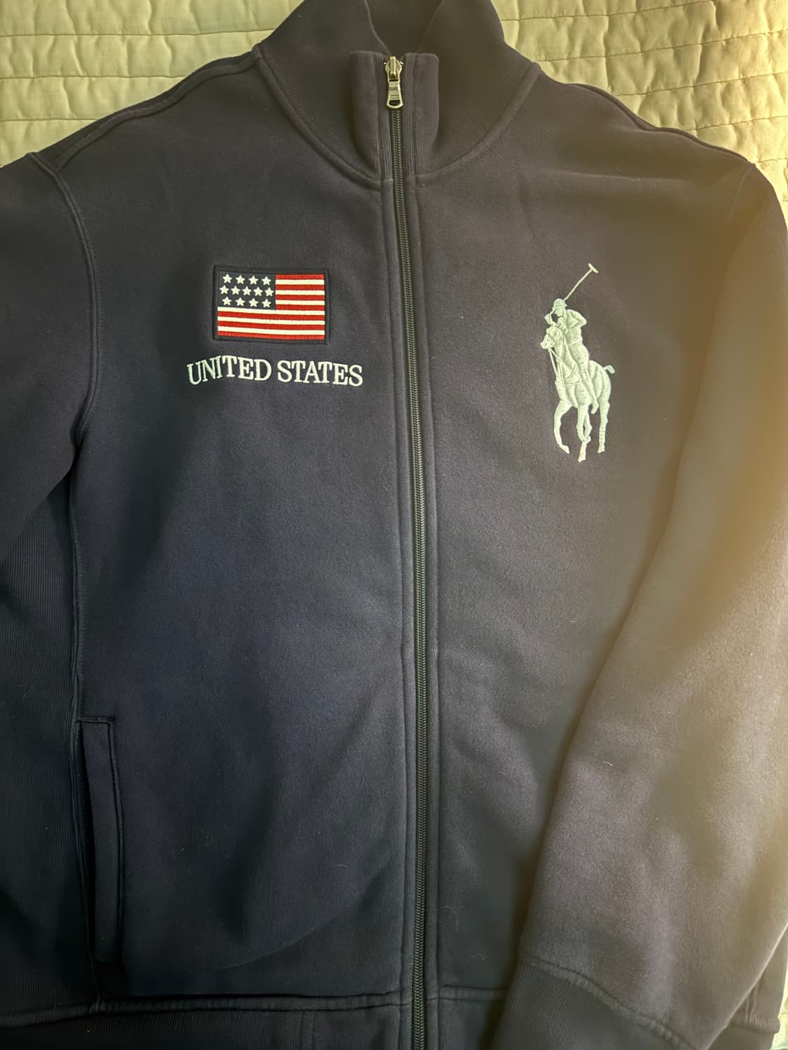 폴로 빅포니 성조기 집업 상품이미지1