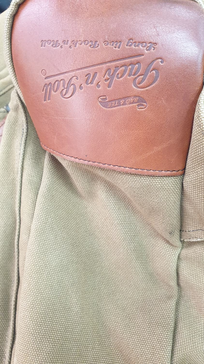 팩큰롤 캔버스 가죽 롤탑 백팩 상품이미지10