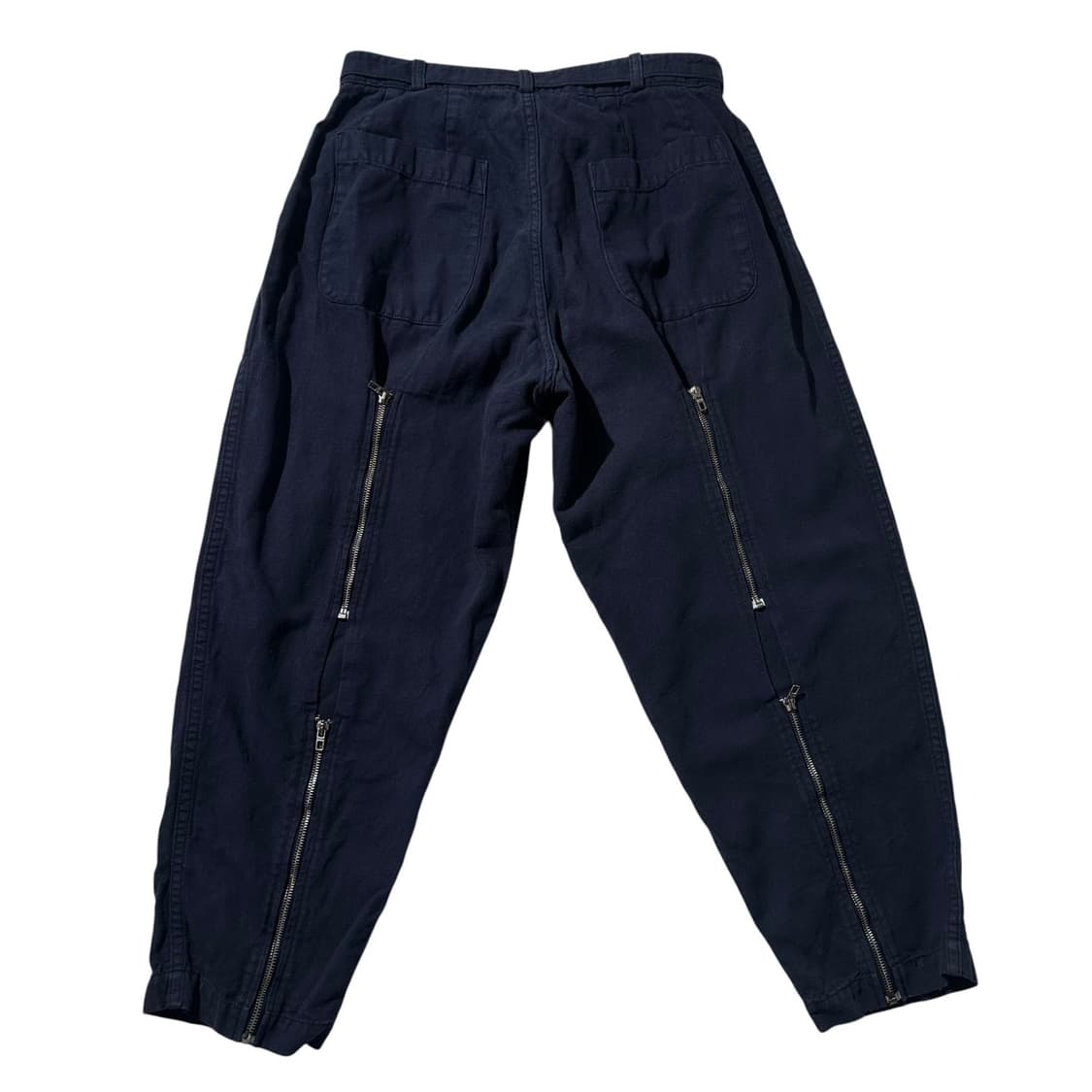 YMC 린넨 코튼 백지퍼 벨트 팬츠 상품이미지2