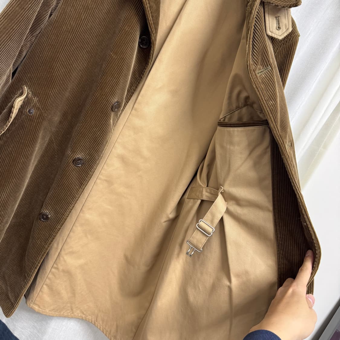 2사이즈) 피그벨 코듀로이 코트 상품이미지3