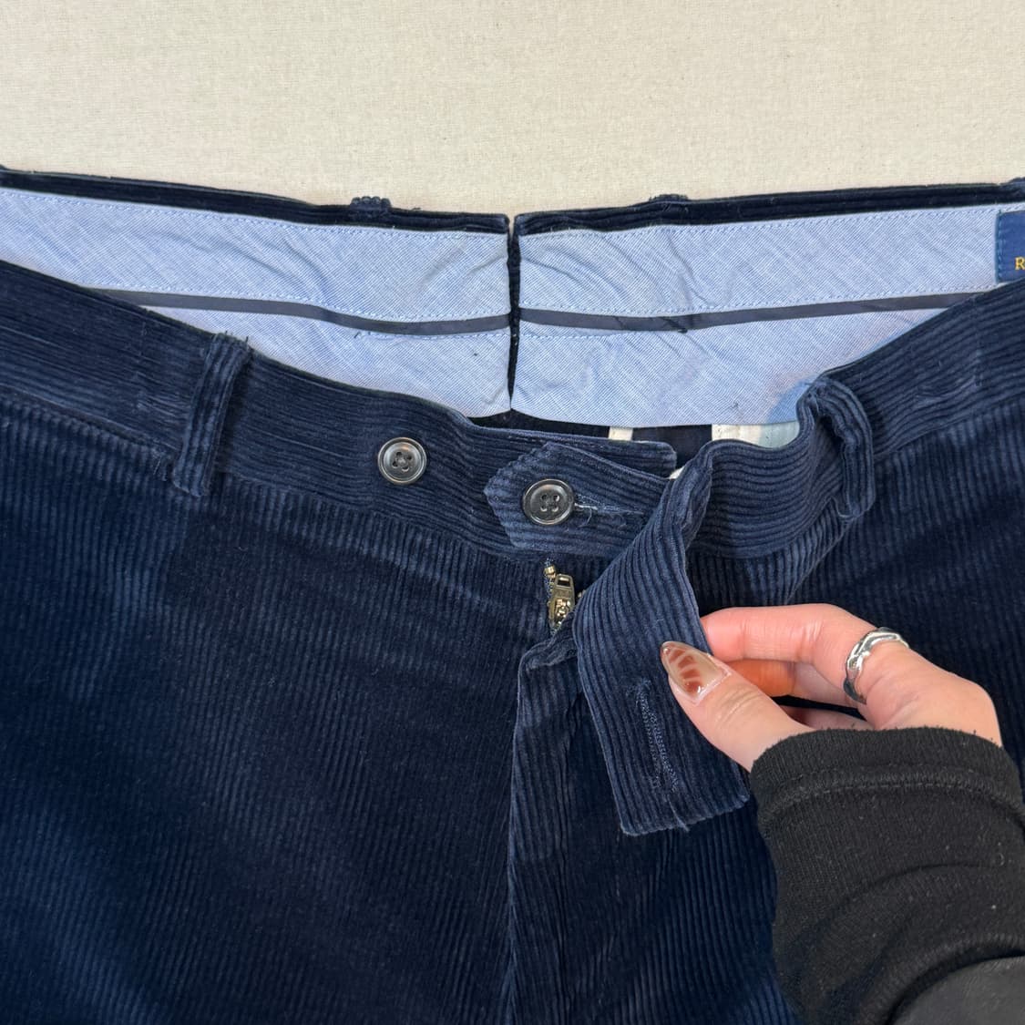 36inch) 폴로 랄프로렌 클래식 코듀로이 면바지 네이비 상품이미지6