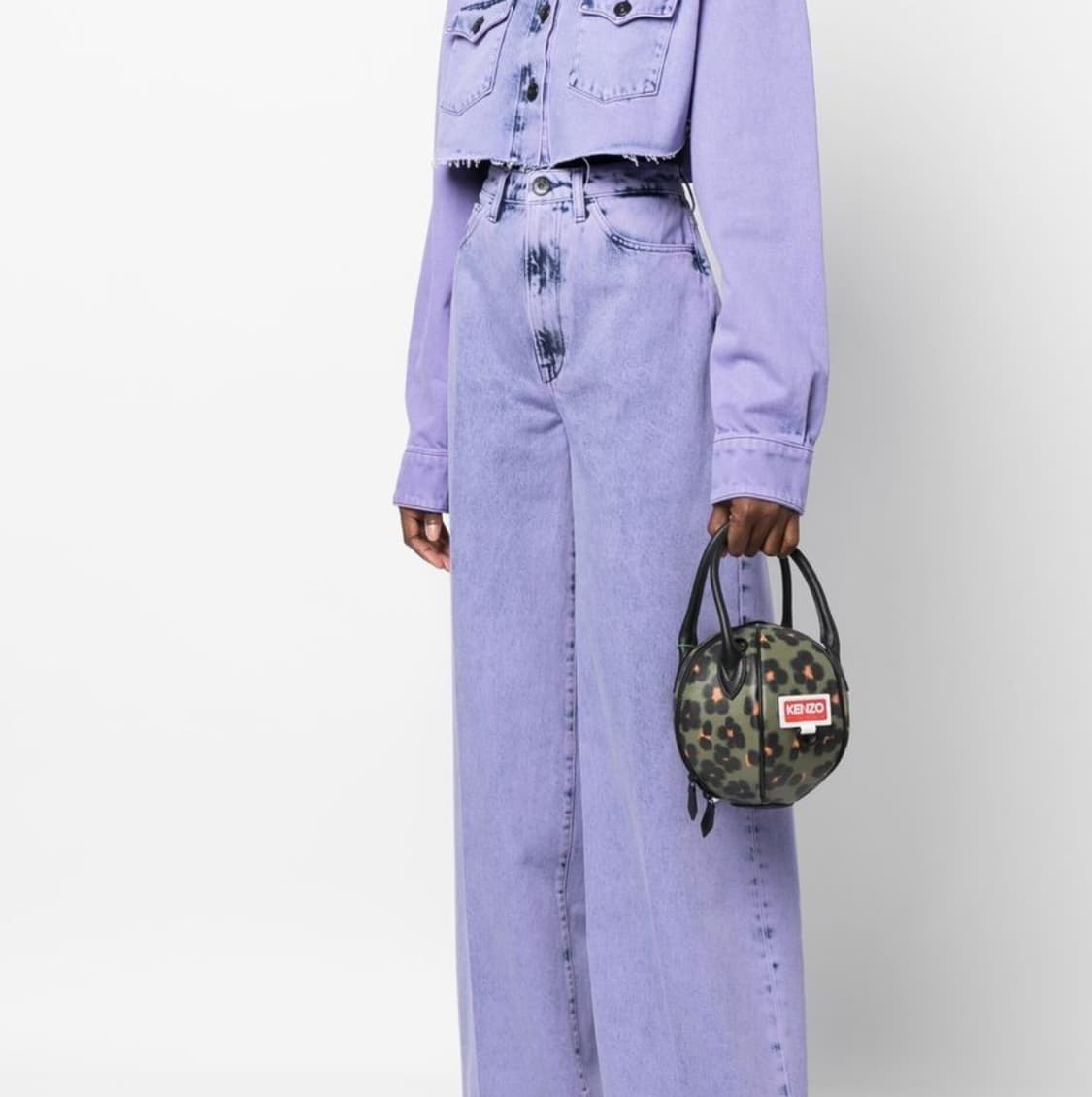 정품 겐조 레오파드 비치볼 핸드백 상품이미지4