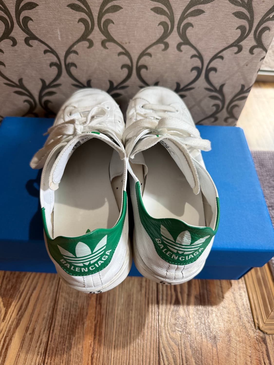 발렌시아가 아디다스 스탠 스미스 코어 화이트 그린 43 상품이미지2