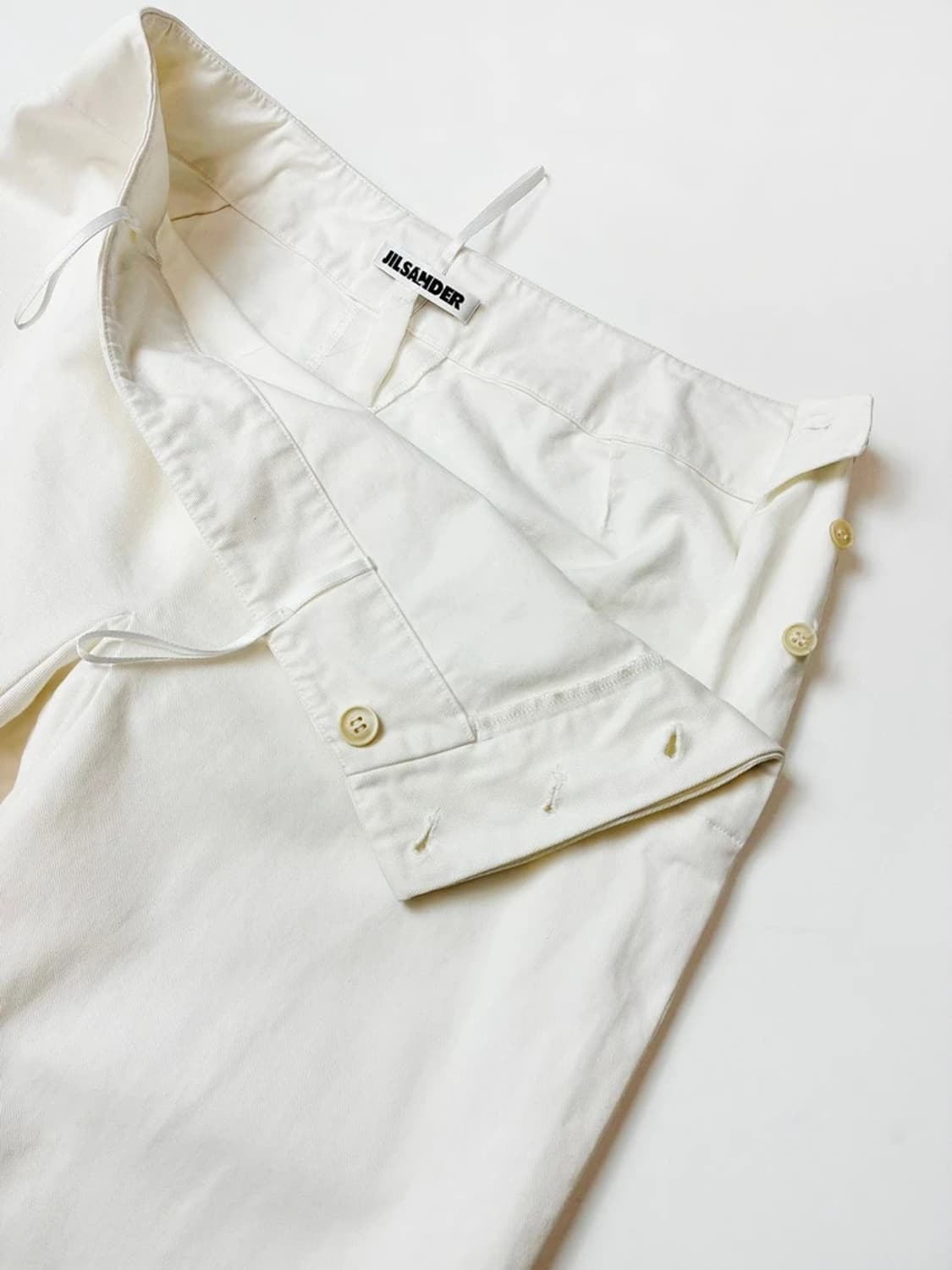 질샌더 00's 미니멀리즘 와이드 팬츠 PN5638 상품이미지3