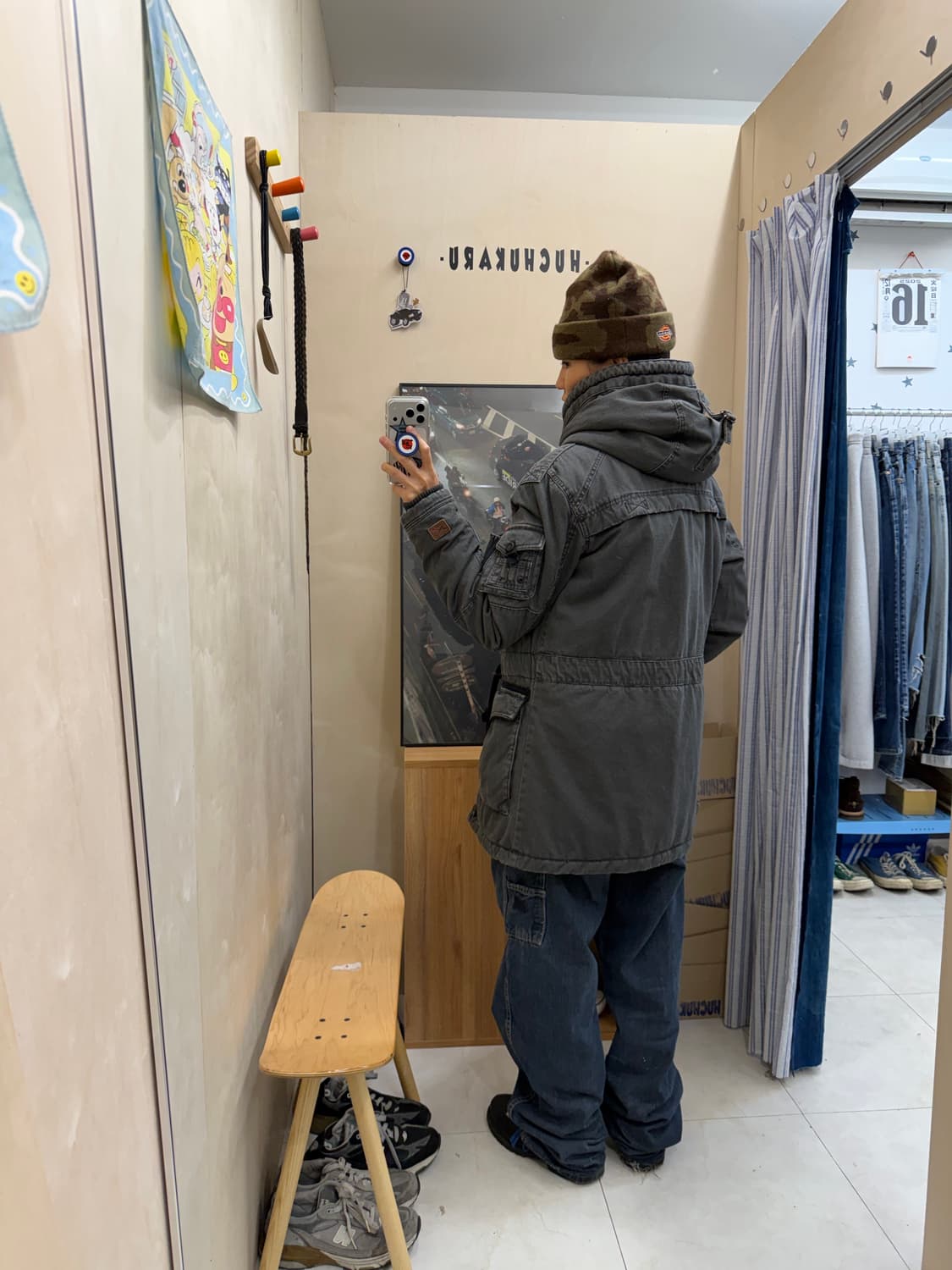 KHUJO washed military multipocket jacket 상품이미지7