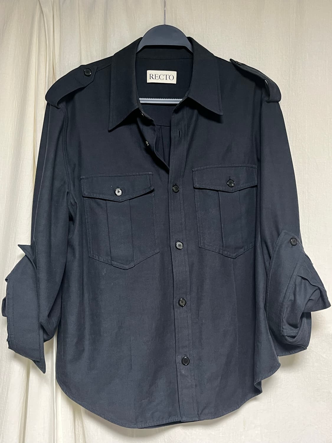 렉토 보헤미안 롤업 셔츠 상품이미지3