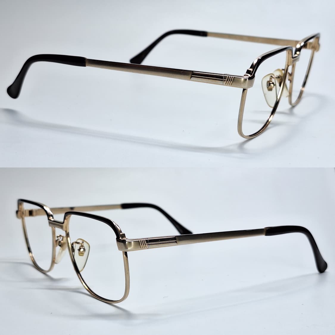 80s 일본 빈티지 브로우라인 포인트 티타늄 안경테 G.gron-2536 상품이미지7