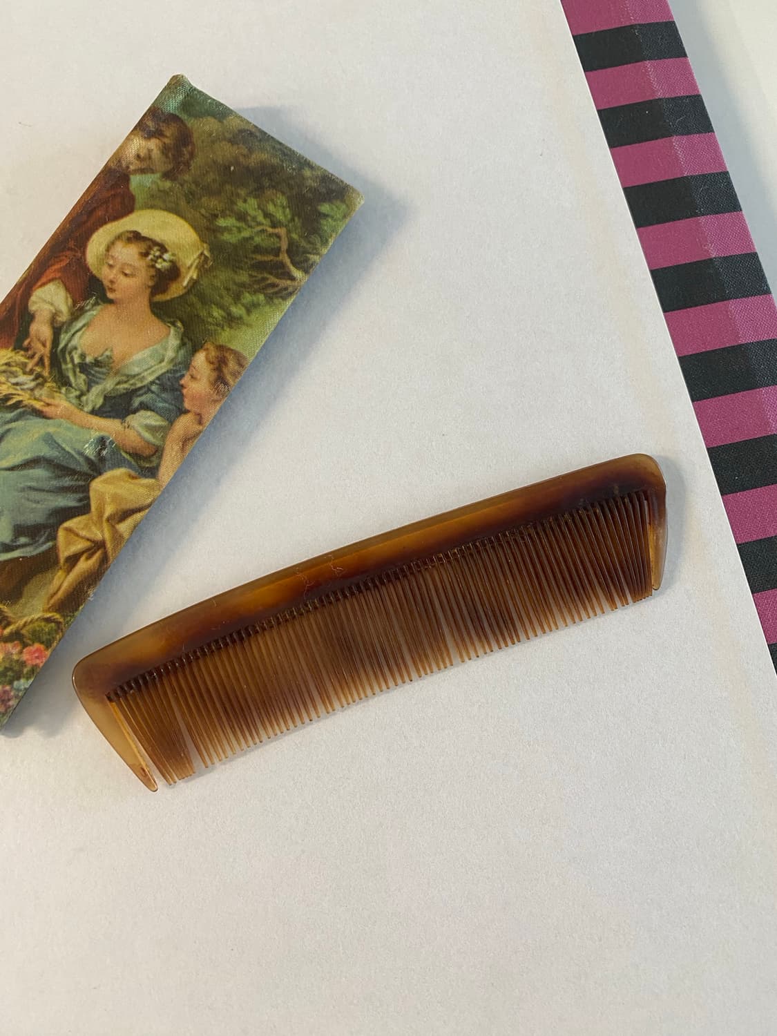 로코코풍 이태리 앤틱 거울 빗 세트 상품이미지3