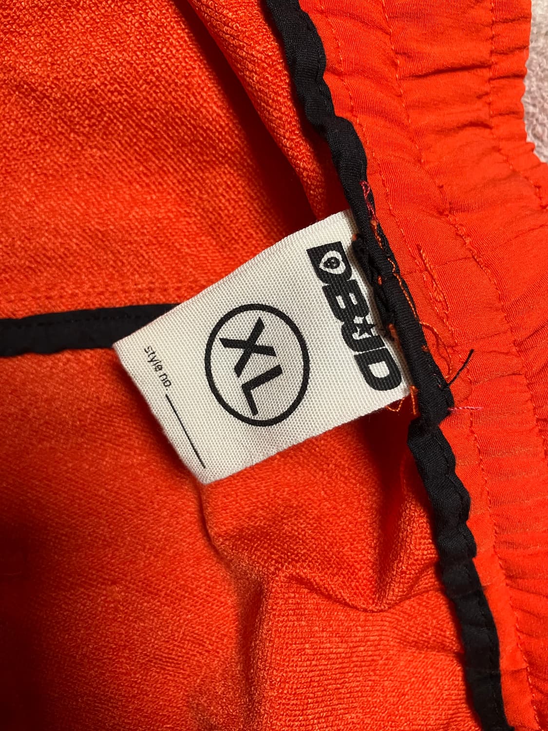 Double:JD 배기팬츠 조거팬츠 카고팬츠 오렌지 상품이미지3