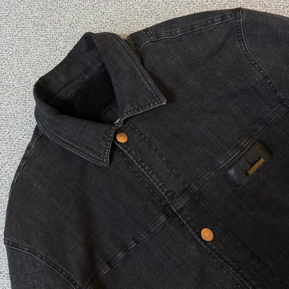 System 시스템옴므 데님 퍼자켓 남성용 105 상품이미지1