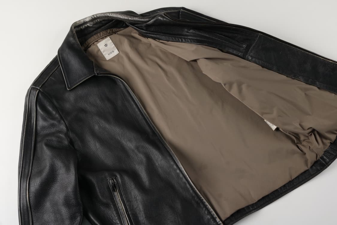 [M] 빈티지 지이크 싱글 레더 자켓 양가죽 상품이미지4