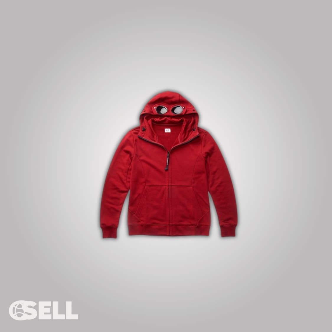 Cp컴퍼니 레드 고글후드집업 상품이미지1