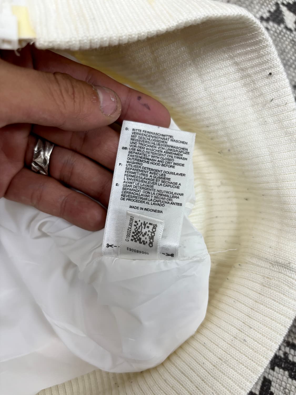 “ADIDAS” Silver Logo White Vest Padding 상품이미지7