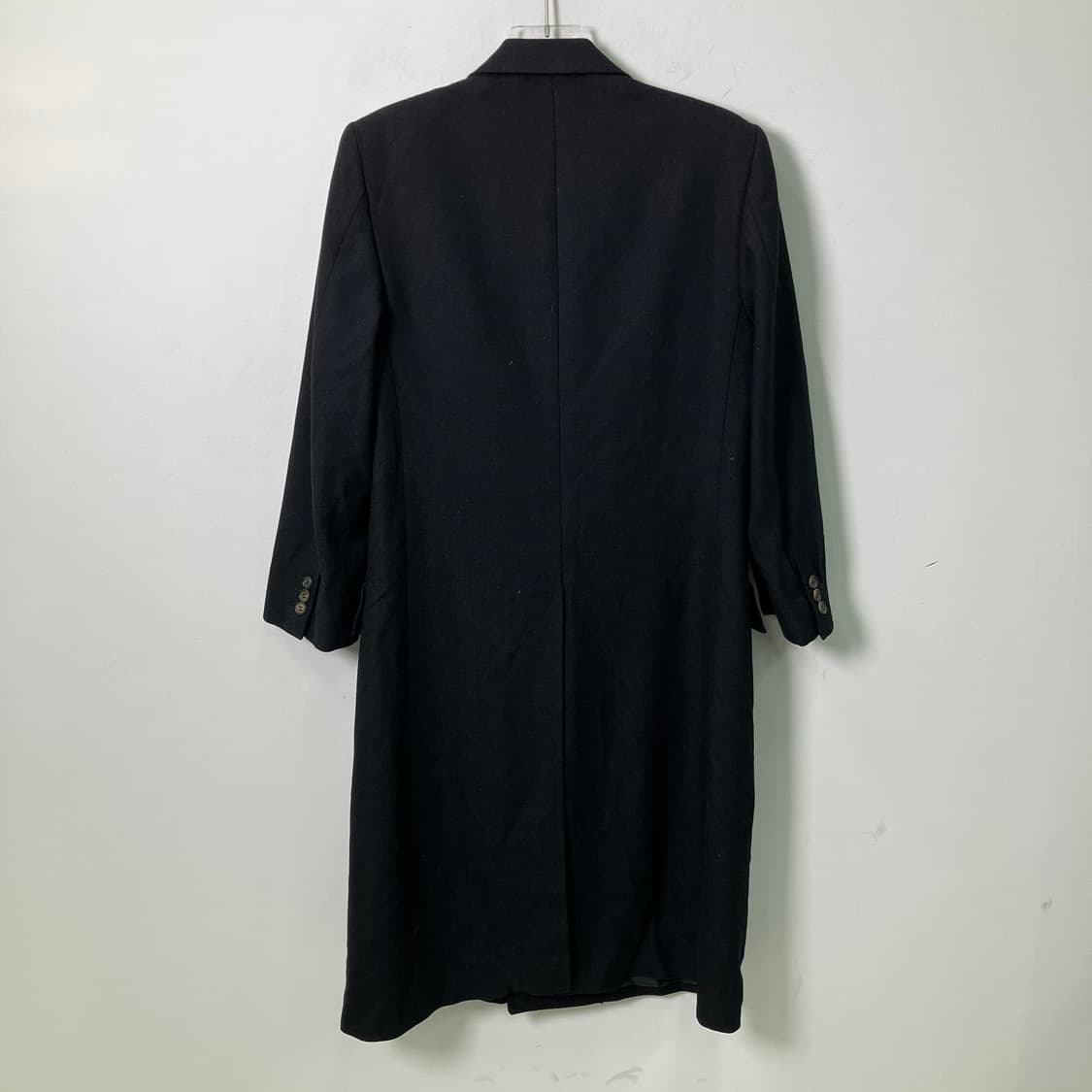 7-80's 올드 구찌 블랙 더블 브레스티드 코트 48 상품이미지2