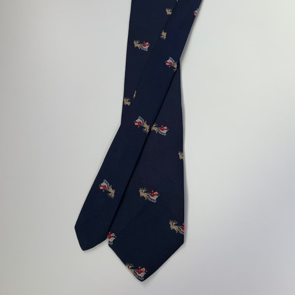 브룩스브라더스 100폴로 산타클로스 클래식 슬림넥타이 A+등급 7cm 상품이미지3