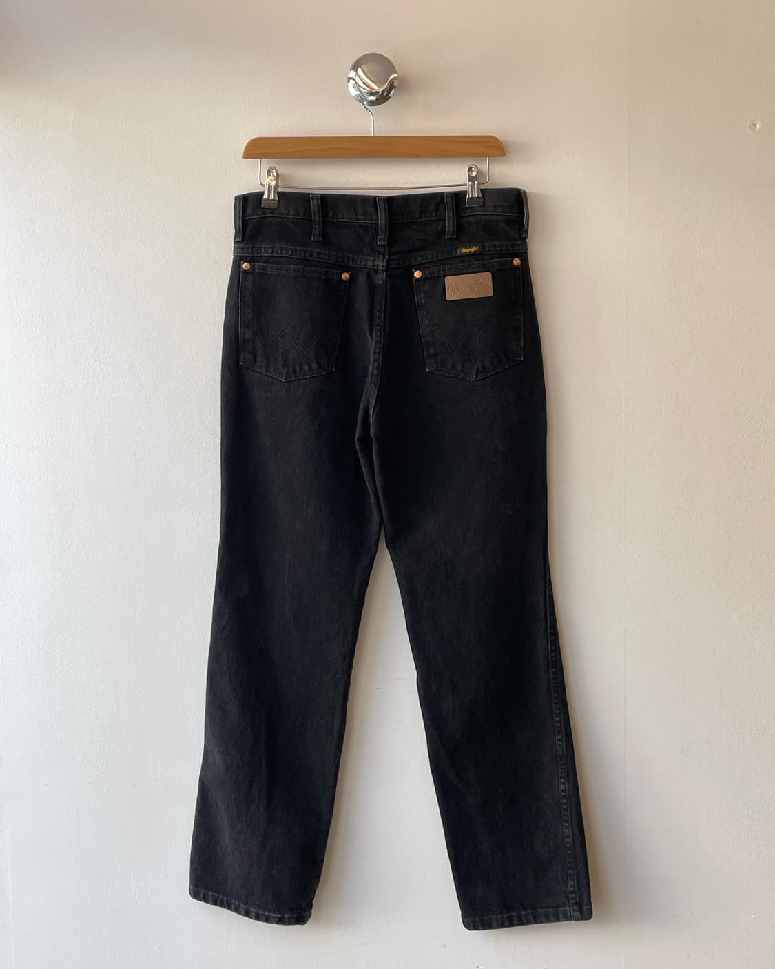 Wrangler 936 wbk ( 랭글러 카우보이 컷 블랙 데님 ) 상품이미지3