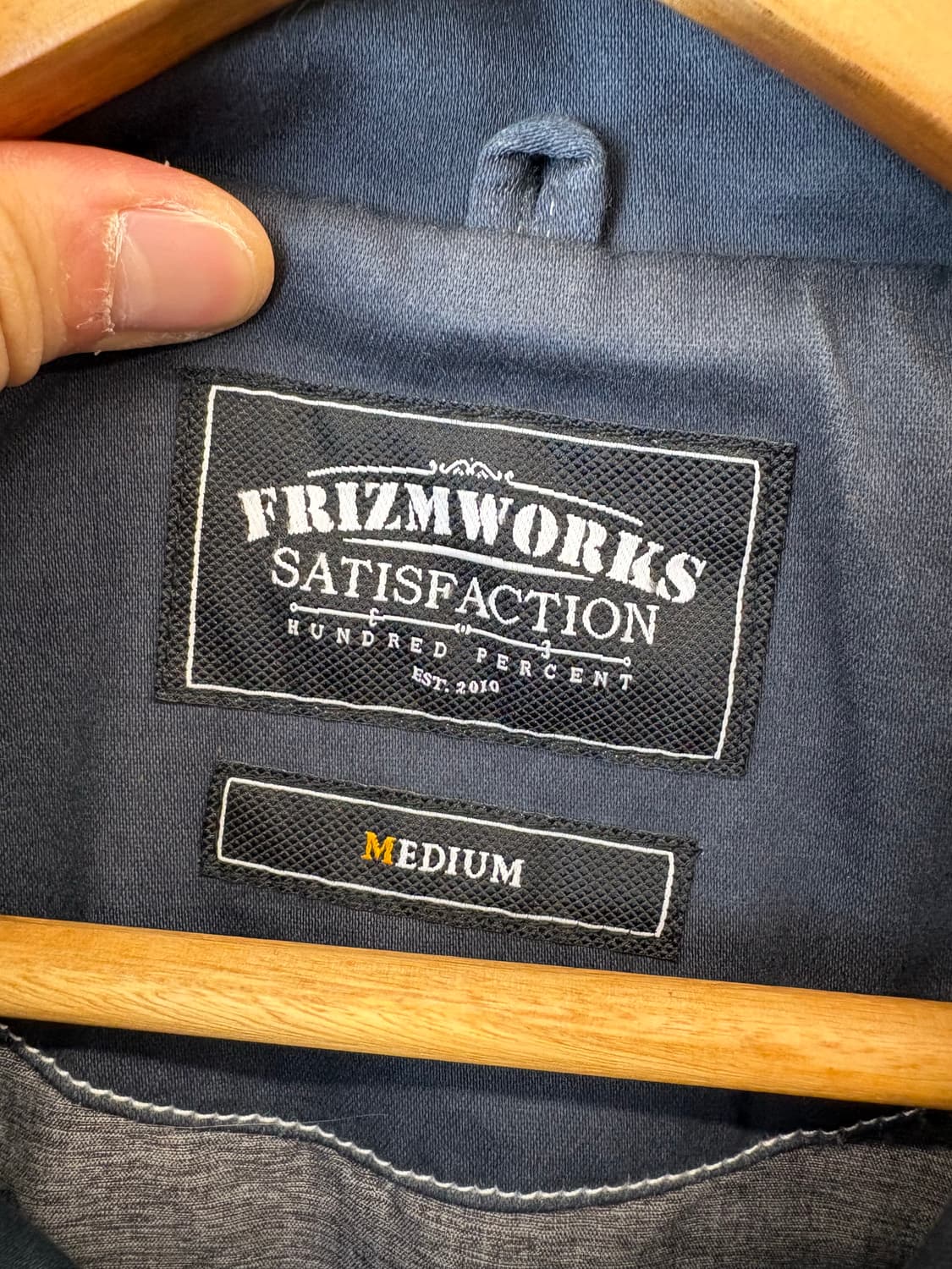 프리즘웍스 사파리 헌팅자켓 네이비 상품이미지5