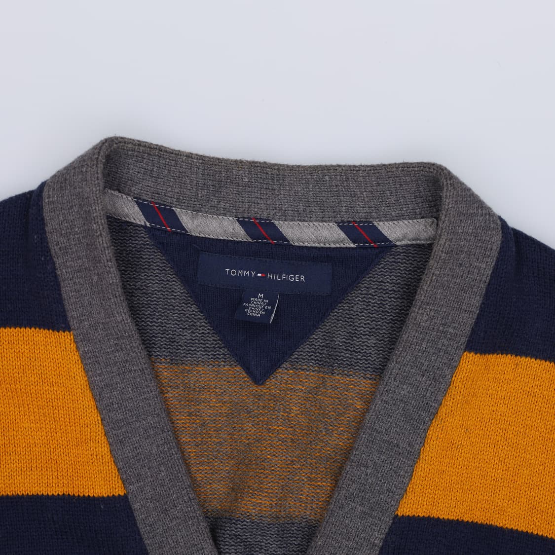 M 타미힐피거 스트라이프 헤비 니트 가디건 4197 상품이미지6