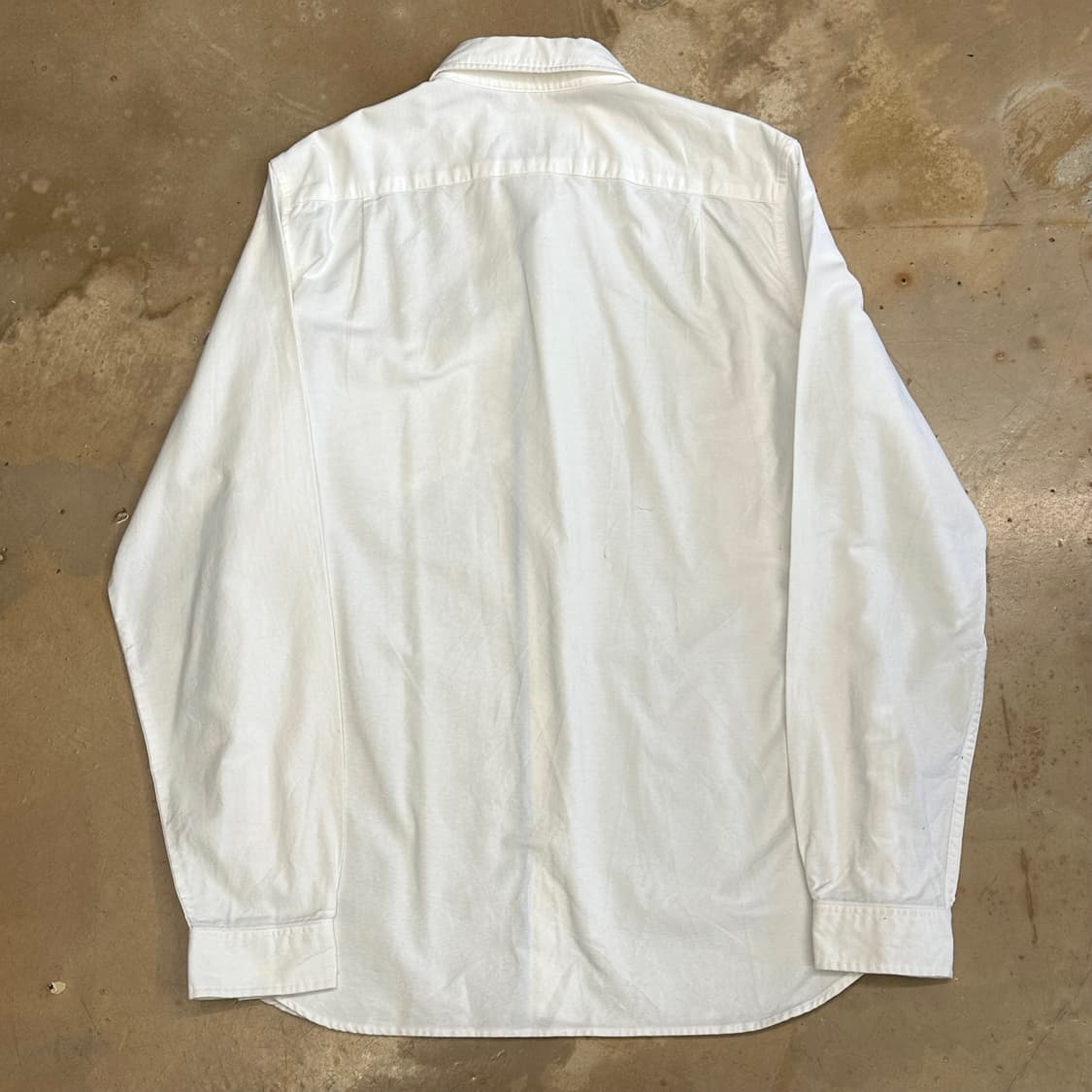 M 라코스테 레귤러핏 화이트 코튼 셔츠 상품이미지3