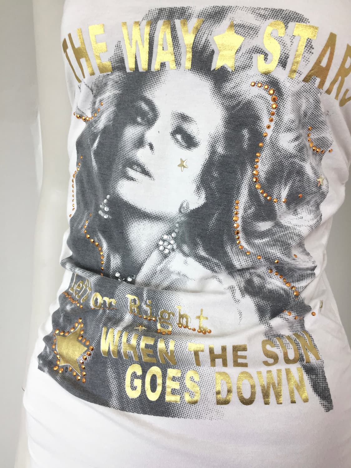 Vintage Print halter Ruffle Hem Top 상품이미지3