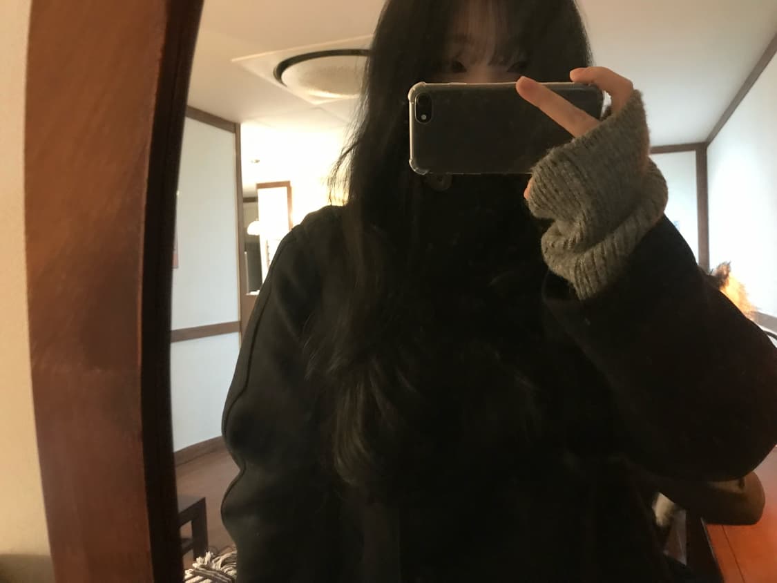 Side button knit GREY 상품이미지1