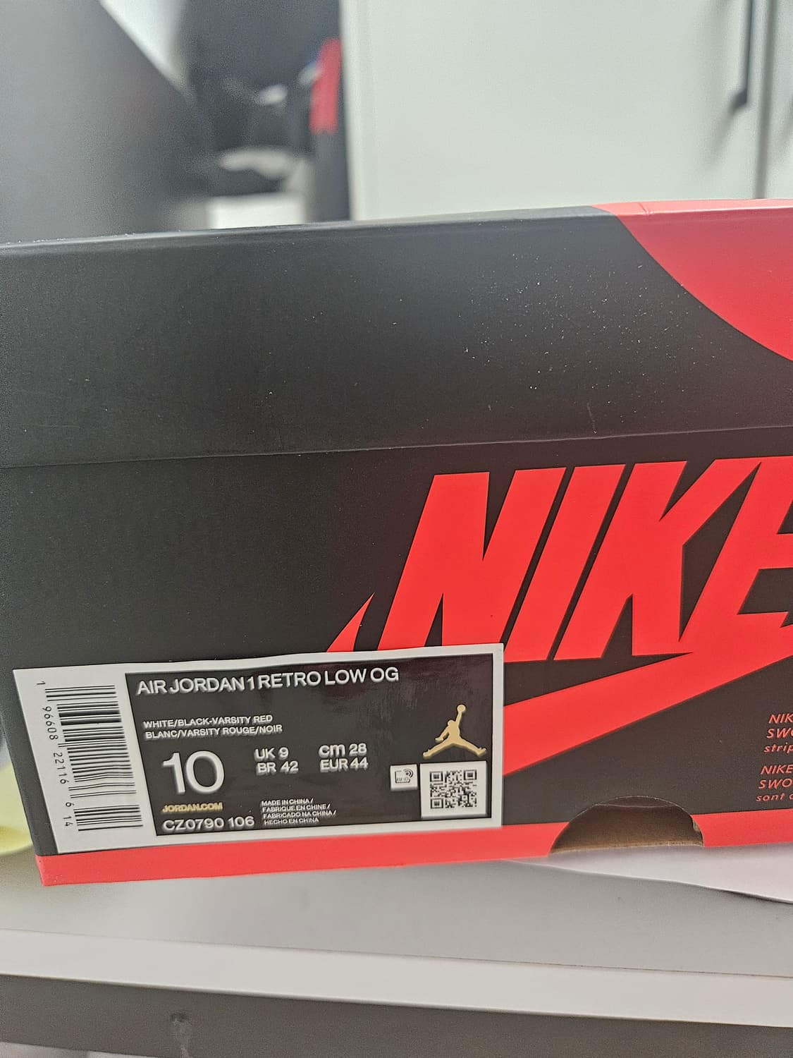 조던 1 로우 레트로 블랙토 280 상품이미지1