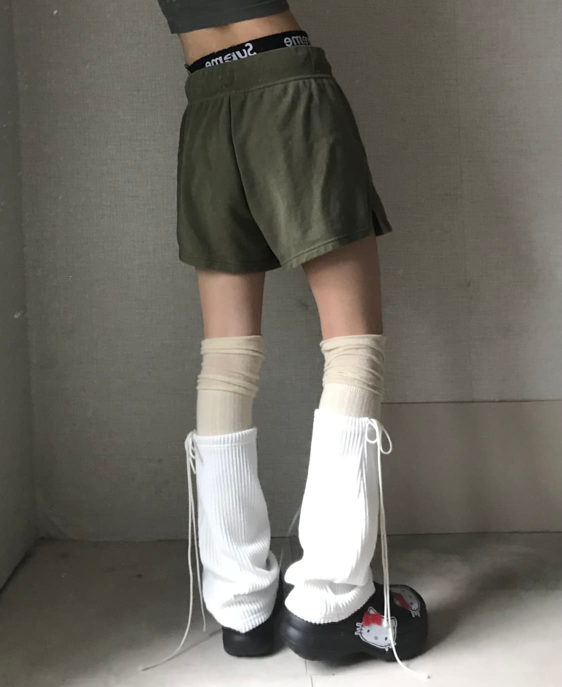 나이키 카키 쇼츠 상품이미지2