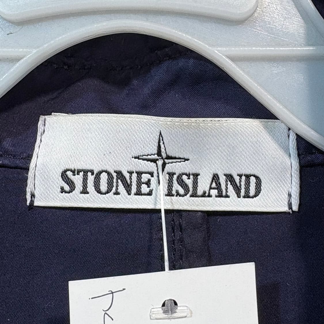 [L] STONE ISLAND 스톤 아일랜드 네이비 나일론 트렌치 코트 상품이미지7
