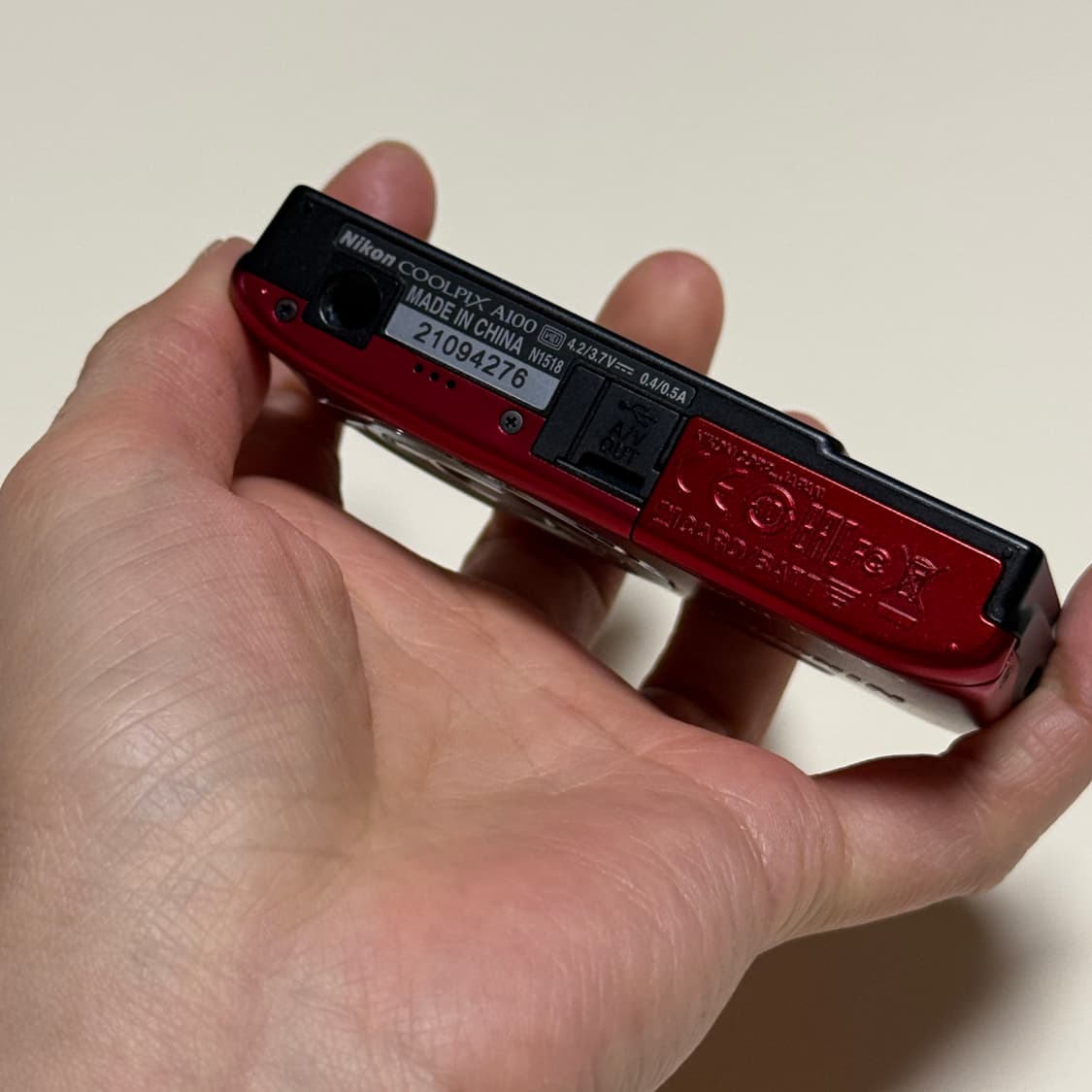 소프트포커스🫧 니콘 쿨픽스 A100 빈티지 디카 디지털카메라 레드 상품이미지6
