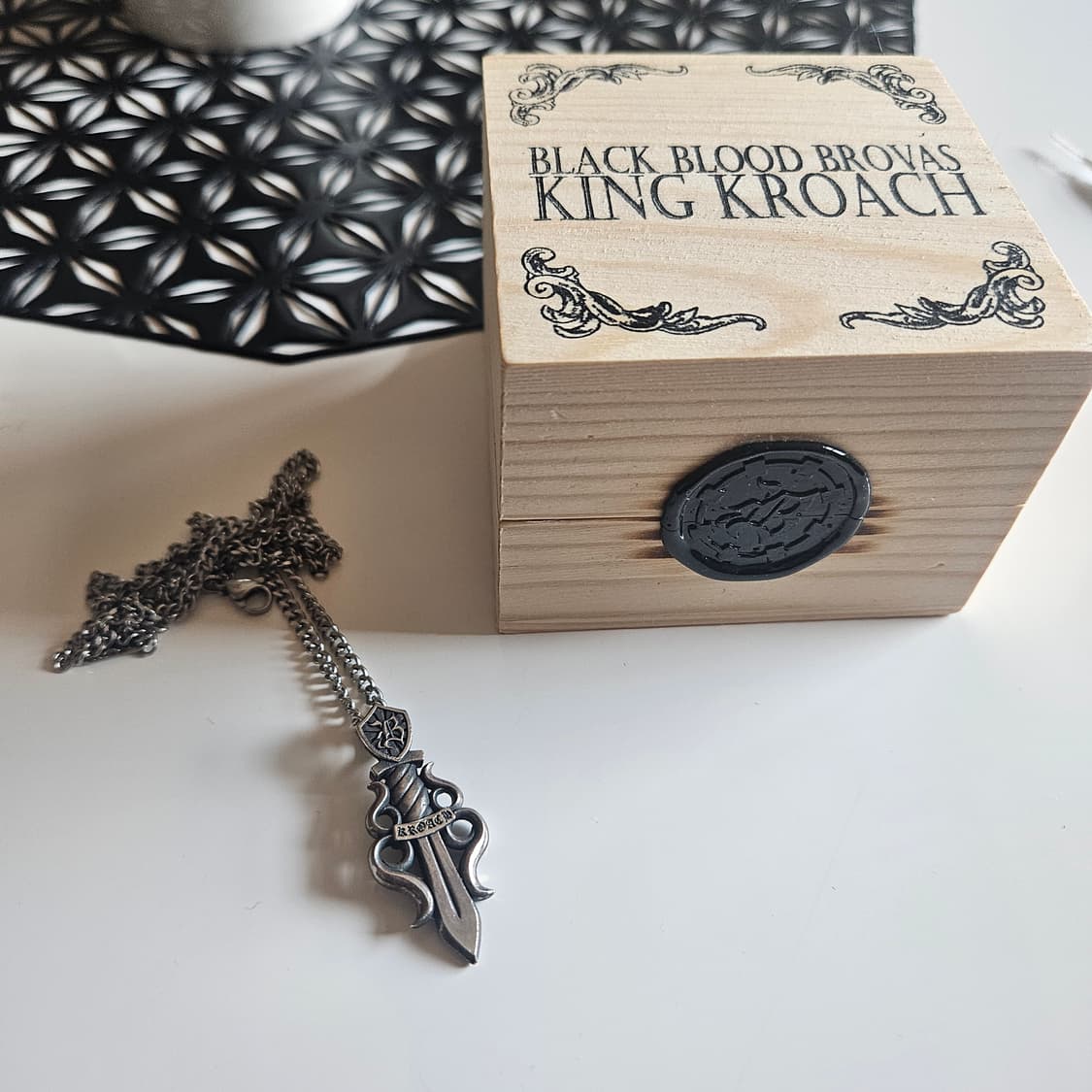 킹크로치 실버 소드 네클리스 상품이미지1