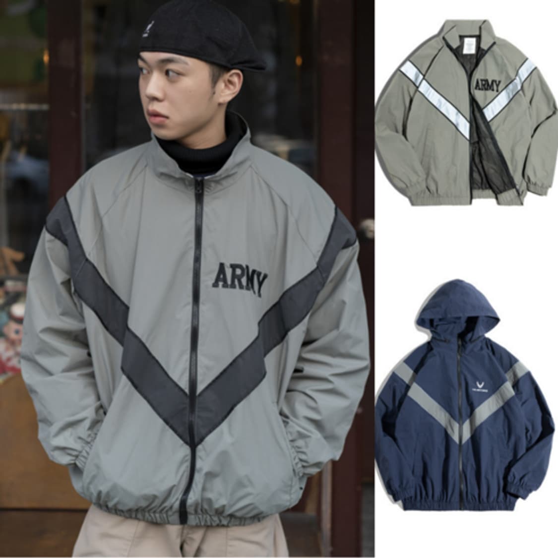미군 ARMY 바람막이 IPFU 1세대 XL 상품이미지1