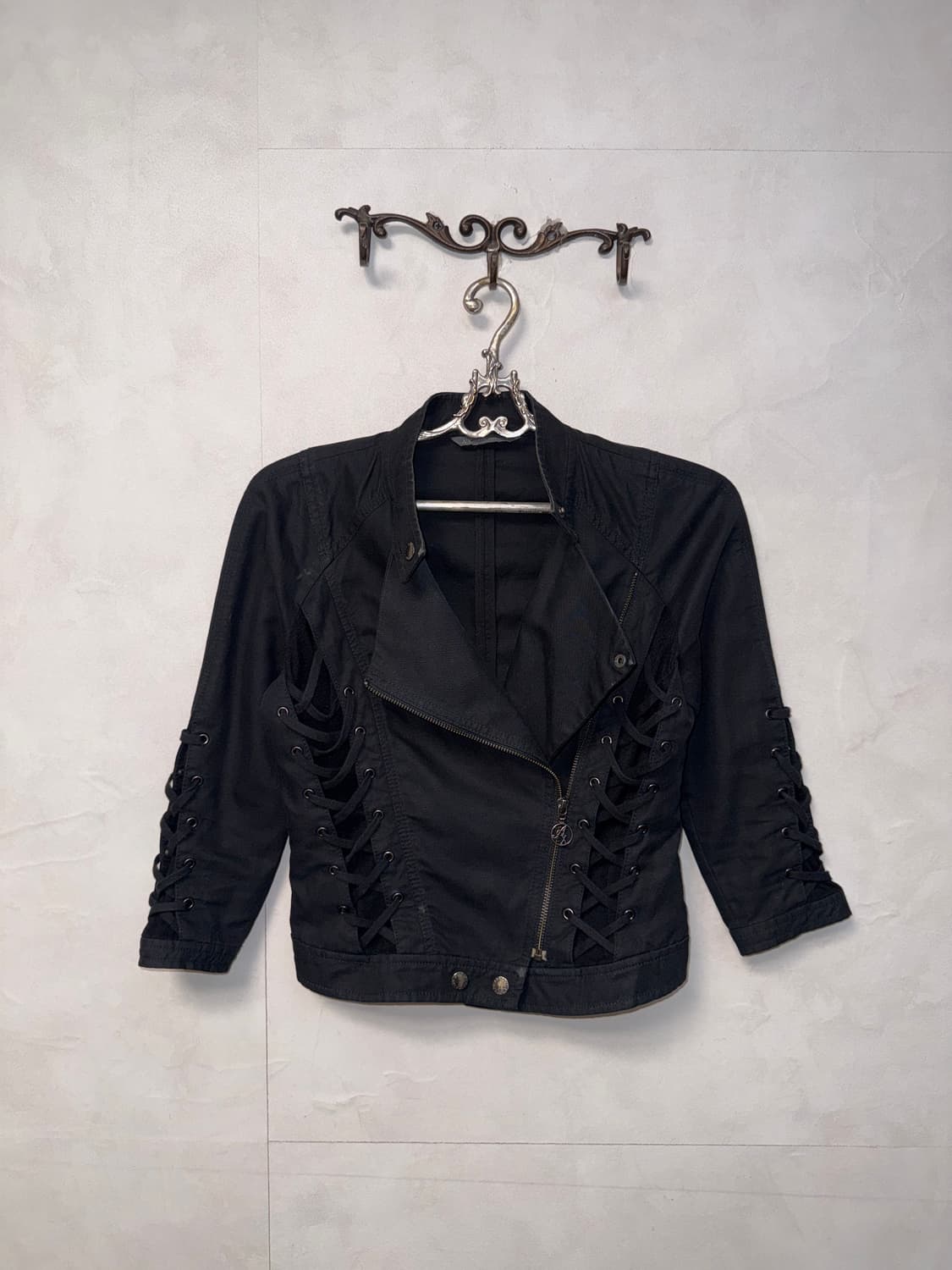 Armani Exchange black corset laceup jk 상품이미지2