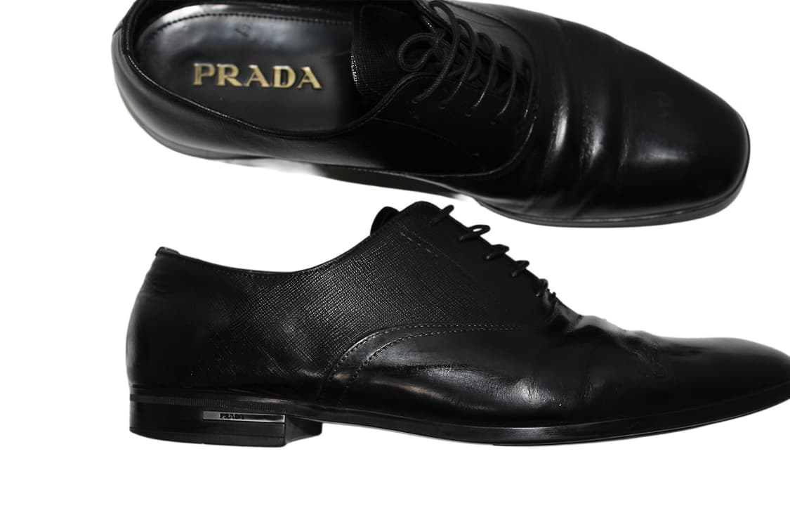 PRADA Saffiano Leather Oxford Shoes 상품이미지8