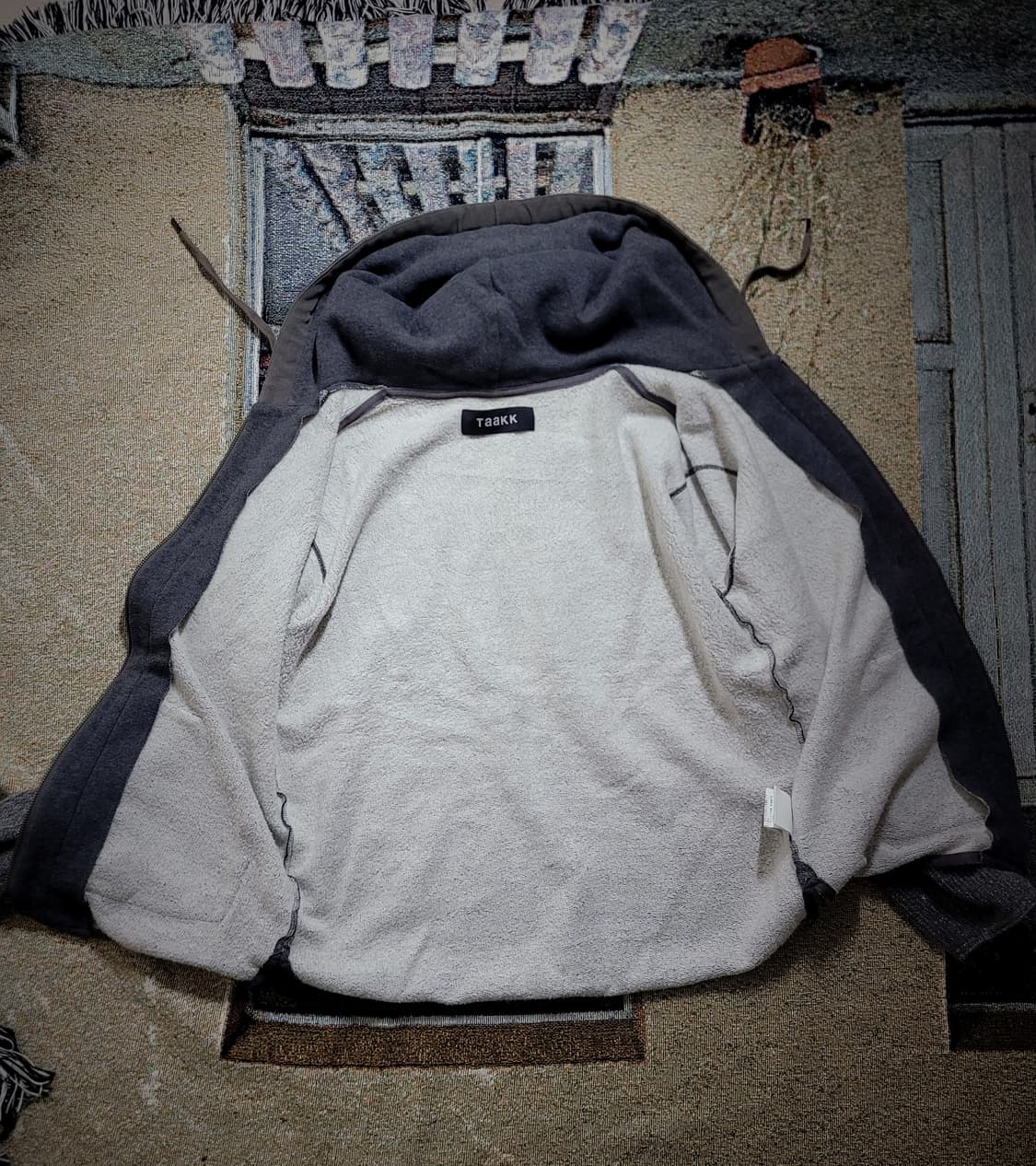 탁 글라데이션 후드 집업 상품이미지5