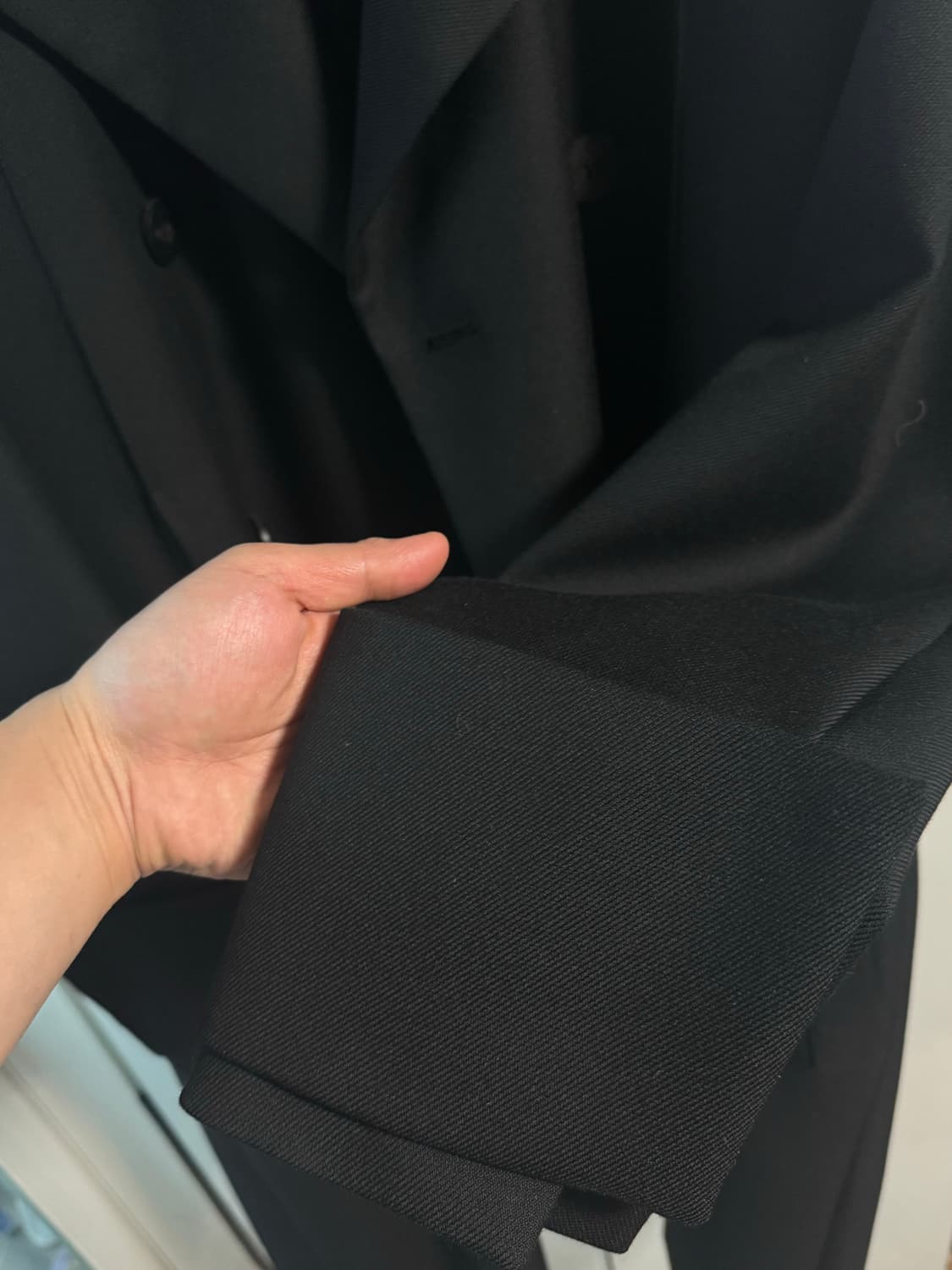 우영미 커프스 턴업 트렌치코트 50사이즈 (140만구매) 급처 상품이미지2