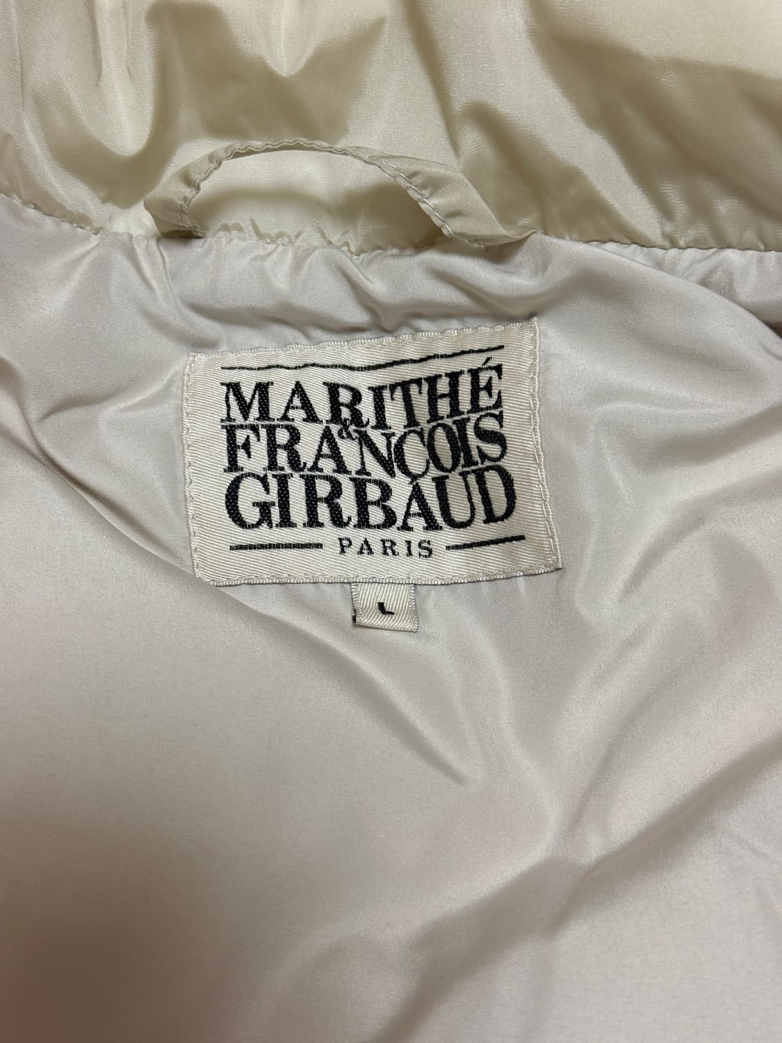 마리떼 클래식 로고 다운 자켓 / 라이트베이지 / L 상품이미지8