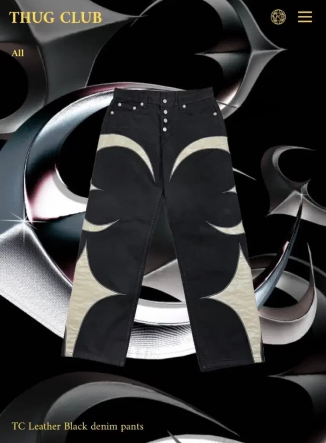 TC 떠그클럽 레더팬츠 1사이즈 상품이미지1