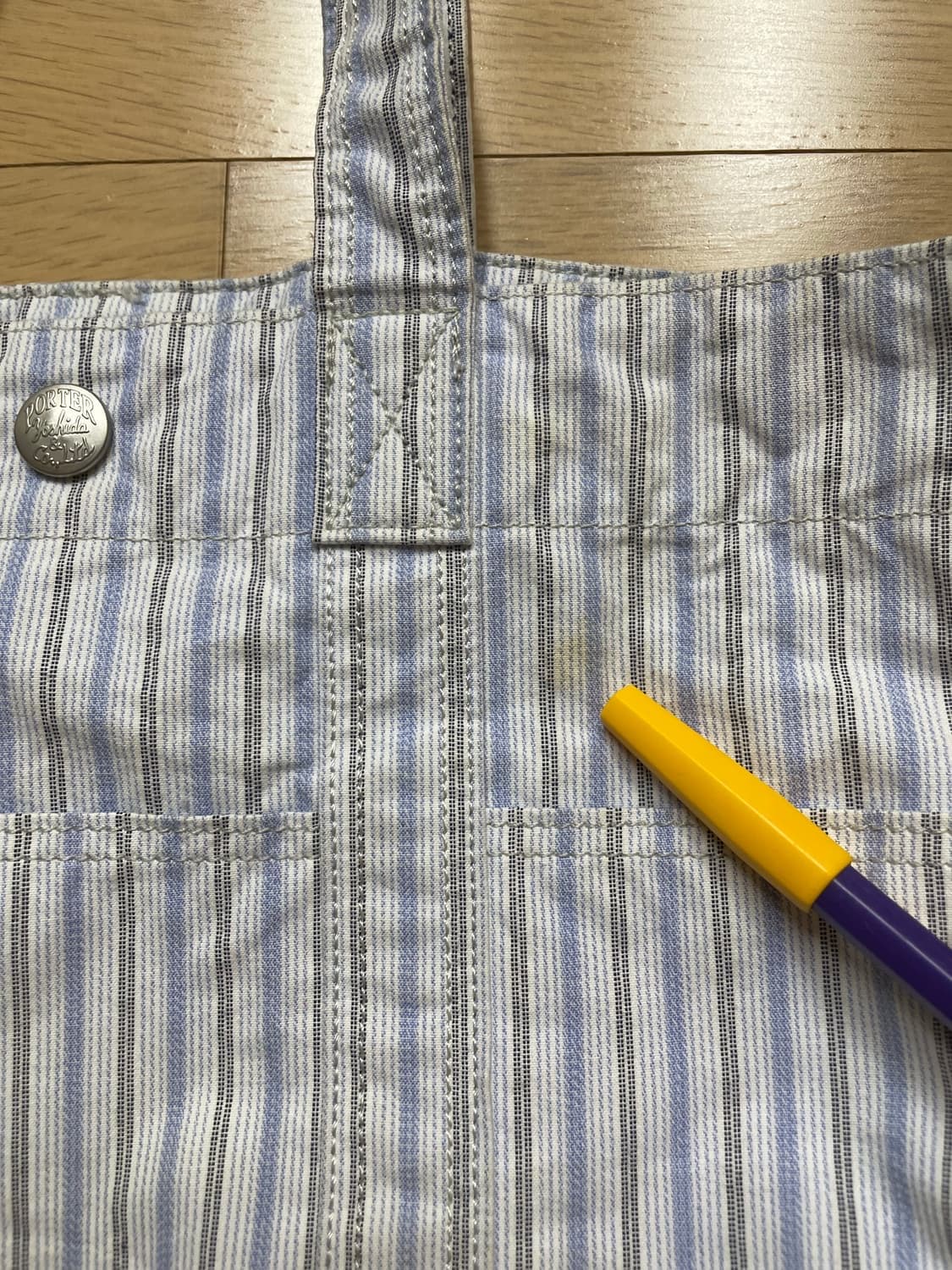 요시다 포터 70주년 한정 히코리 토트백 y2k 상품이미지4