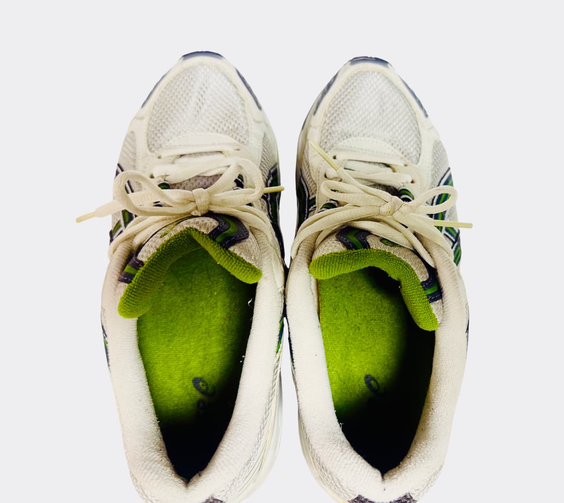  Asics White Green Sneakers 255 상품이미지2