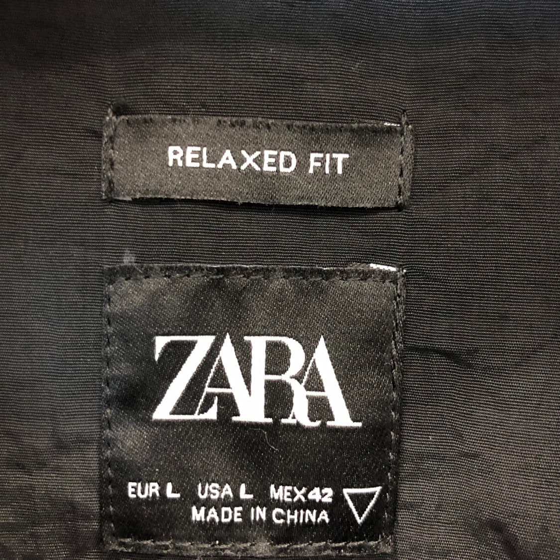 자라 dnwr 릴렉시드 우븐셔츠자켓 L 상품이미지5